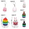 Surprise Egg Egg Rabbit Ornaments Pressed Egg Key Chain 3D Print Easter Egg  Spring Easter Party