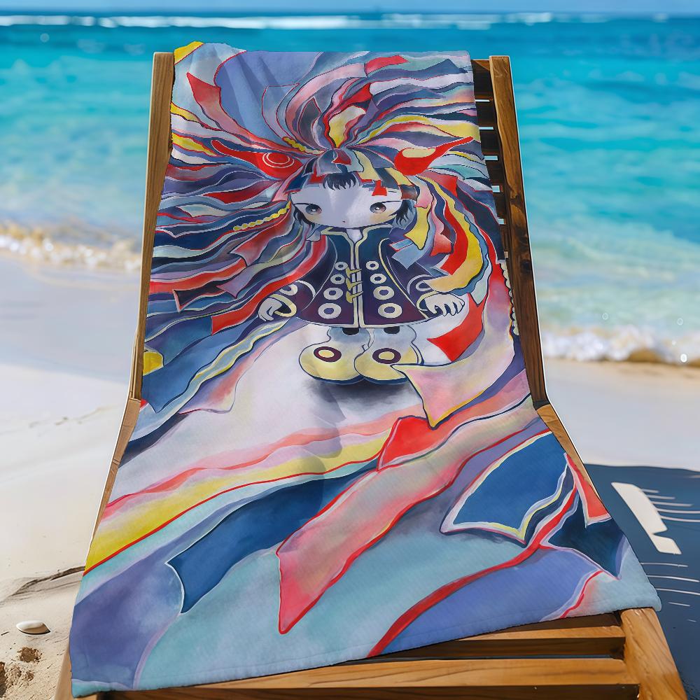 Singer K-Kikuo Towel Sports Quick Dry Travel Camping Gear Sandproof Soft Light Large Beach Towel