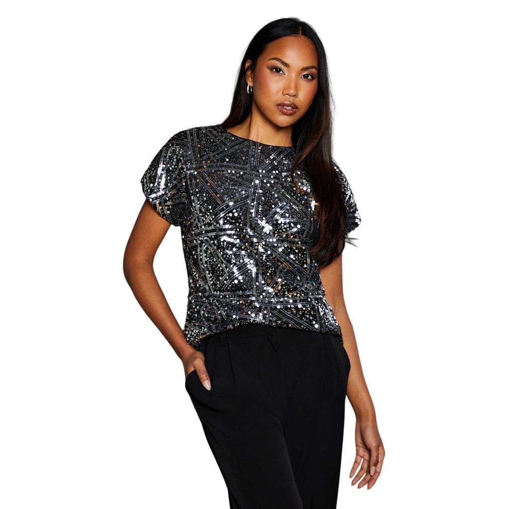 Principles Womens/Ladies Sequin Top