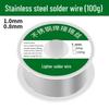 Wear-resistant Rosin Core 6337 Tin Solder Wire, Small Roll, 50g, 0.8mm & 1.0mm, Leaded