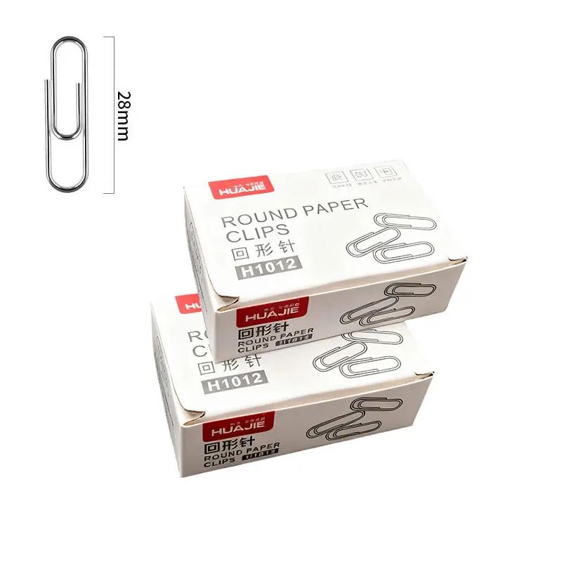 

200pcs Paperclips Portable File Data Storage Paper Clips Stationery Office Binding Paper Clips Suitable for Office File Storage