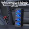 120W USB Car Charger with Retractable Cable QC3.0+PD30W Quick Charging Power Adapter USB Phone Charger 12V 24V Car Cigarette Lighter Splitter