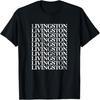 Klassisches Livingston Kreuzmuster Design Livingston Montana T-Shirt