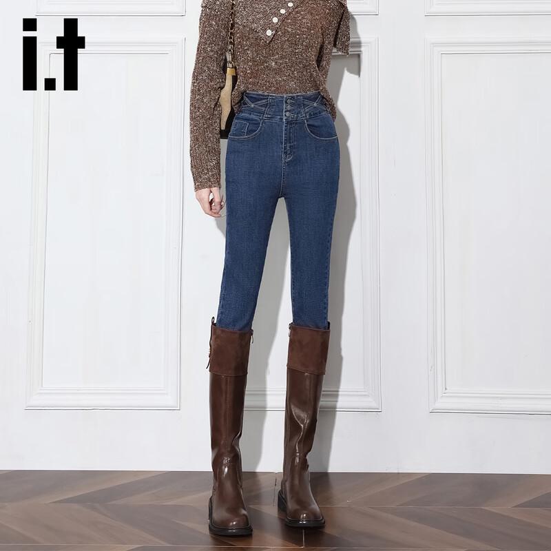 

Izzue It Women s High-Waist Washed Slim-Fit Jeans 29