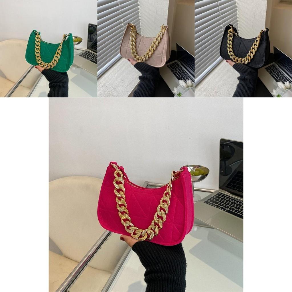 Stylish 2023 Summer Fashion Women's Vintage Chain Crossbody Shoulder Bag For Trendy Everyday Use