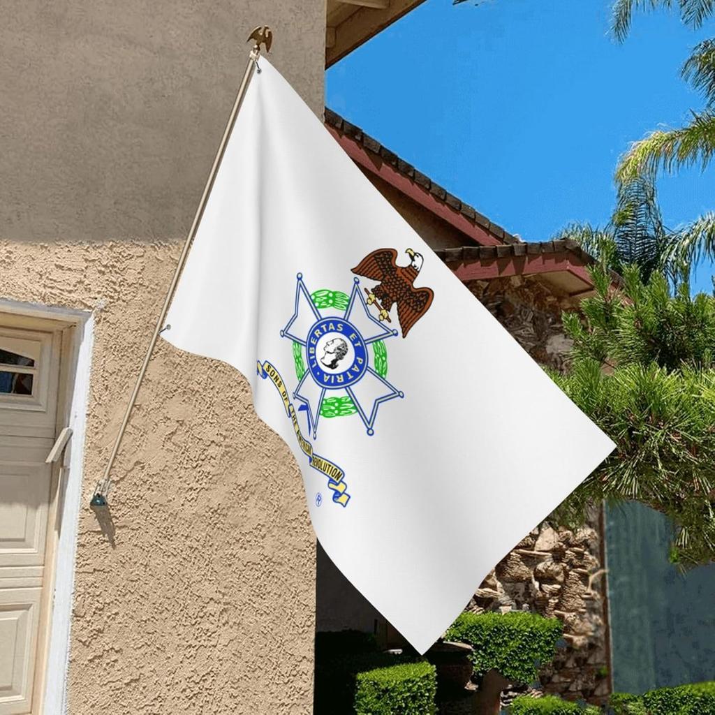 Sons Of The American Revolution 3 X 5 Foot Outdoor Decorative Flag,Garden Flag,Outdoor Single Flag