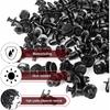 Xislet 120Pcs Fender Liner Push-Type Retainer Clip Fastener Compatible With Hyundai Kia Models Replace 86595-2T500, 86590-28000, 86155-2H100 - Bumper