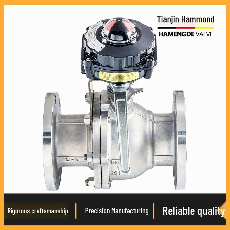 Hammond Stainless Steel Ball Valve with Feedback, Limit Switch & Position Indicator (Q41F-16P)
