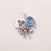 Tanzanite Gemstone 925 Stamped Silver Jewelry Handmade Fashionable Pendant 1.49" CP-28-10