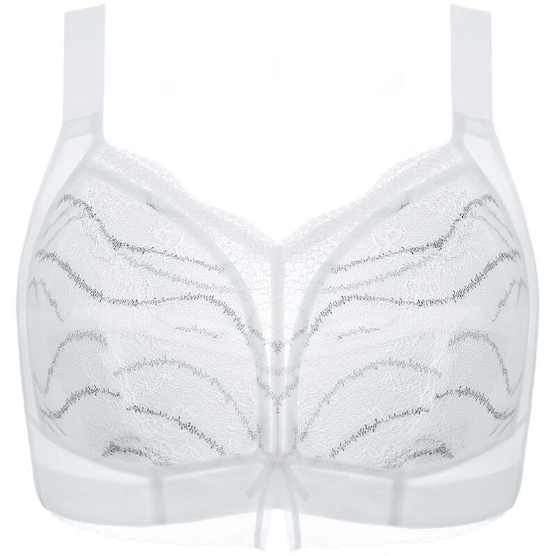 Large Breasts and Small Underwear, Women's No Steel Rim, Thin Styles, Gathered and Closed Breast Adjustment Type, Large Size Full Cup Bra Cover.
