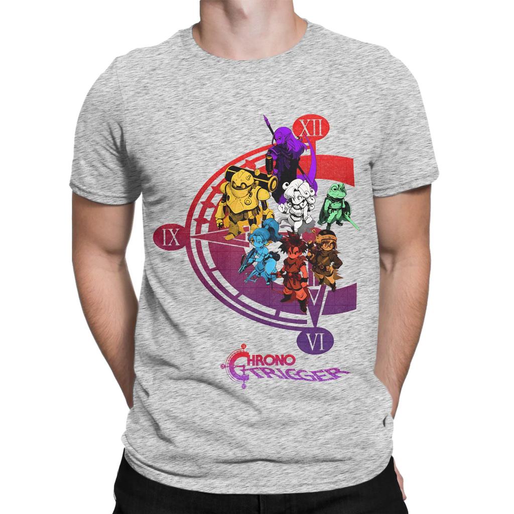 Chrono Trigger Tribute Stylized Funny Graphic 100 Cotton TShirt Chrono Trigger Tees Tops For Unisex