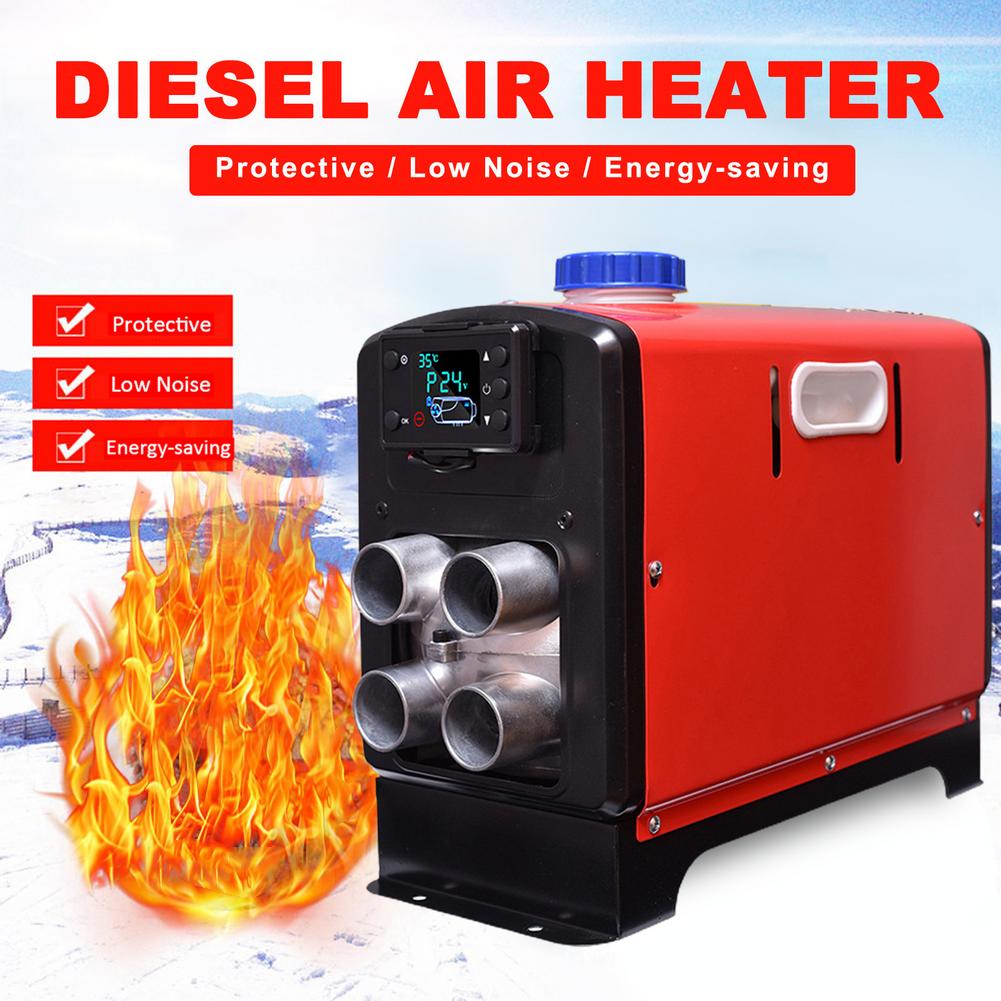 12V 8KW All Heater Adjustable Integrated Air Parking Warmer For Trucks Motor-Homes Boats Bus+LCD Key Switch