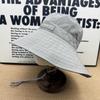 Outdoor Quick-drying Bucket Hat Men's and Women's Big Eaves Windproof Rope Mountaineering Anti-ultraviolet Sunshade Sunscreen Basin Hat Foldable