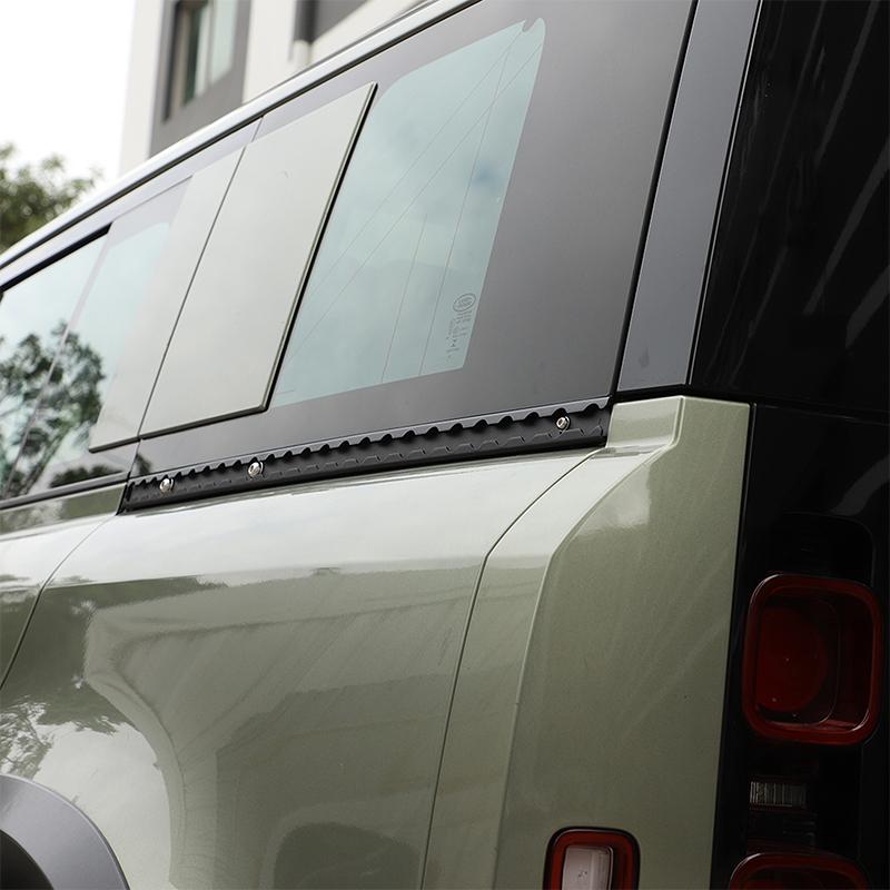 For Land Rover Defender 110 -2024 Car Rear Window Lower Expansion Slot Kit Aluminum Alloy Exterior Modification Accessories