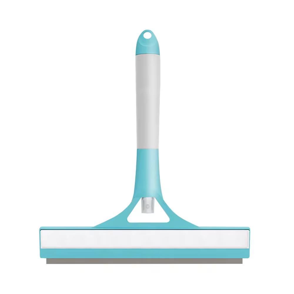 

Glass Wiper 3-in-1 Multi-functional Spray Wiper Hair Wiper Cleaning Brush Bathroom Mirror Wiper Window Glass Cleaning синій