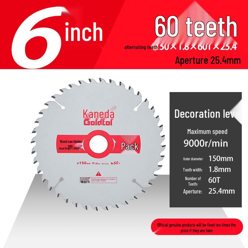 Jindian 4" & 10" Woodworking Saw Blades for Handheld Circular Saws & Angle Grinders