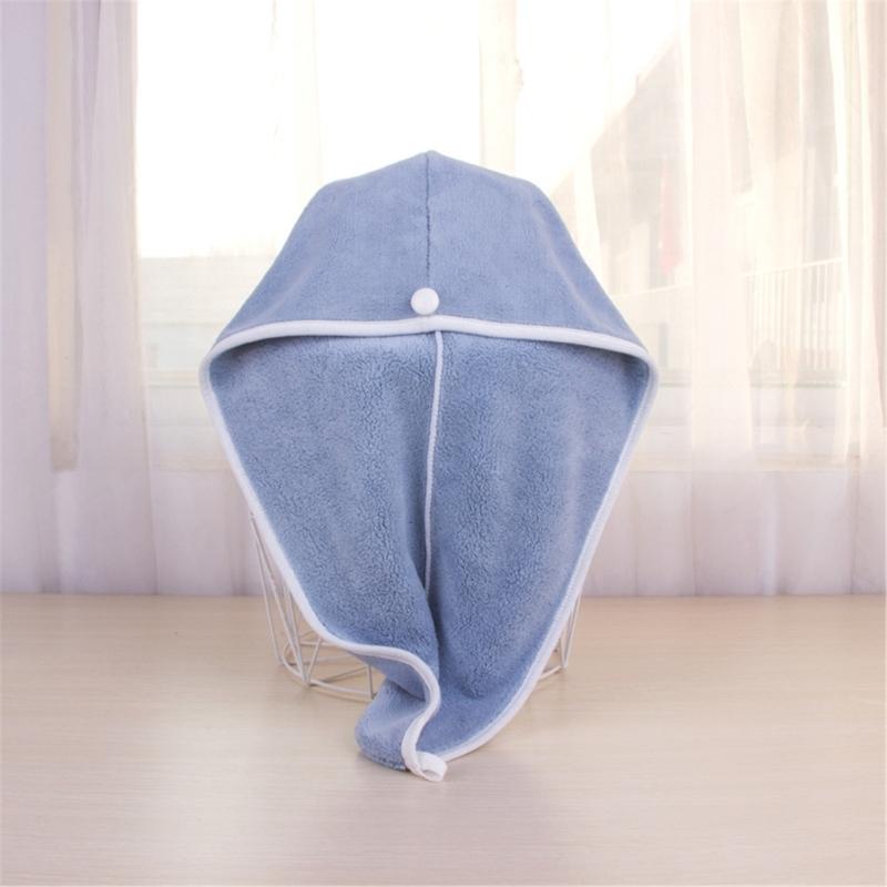 High Absorbent Hair Drying Towel Caps Microfiber Soft And Fast Drying Hat Hair Towel For Various Hair Types Hair Dryer