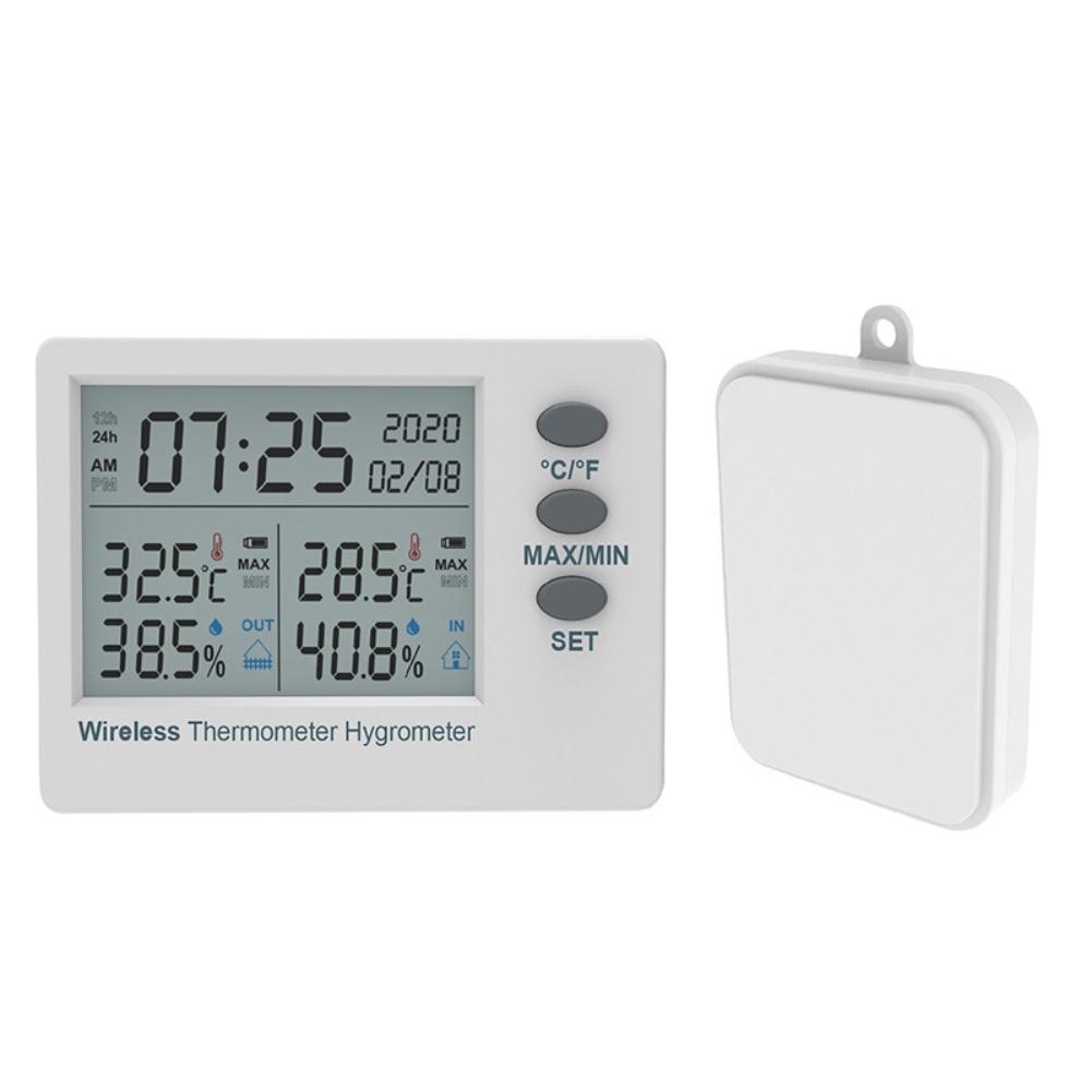 Indoor Outdoor Wireless Refrigerator Thermometer with Signal Transmission Range Up To 30 Meters for Accurate Monitoring