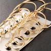6Pairs/Set Silver Party Fashion Dangle Ear Stud Piercing Jewelry Hoop Earrings Set
