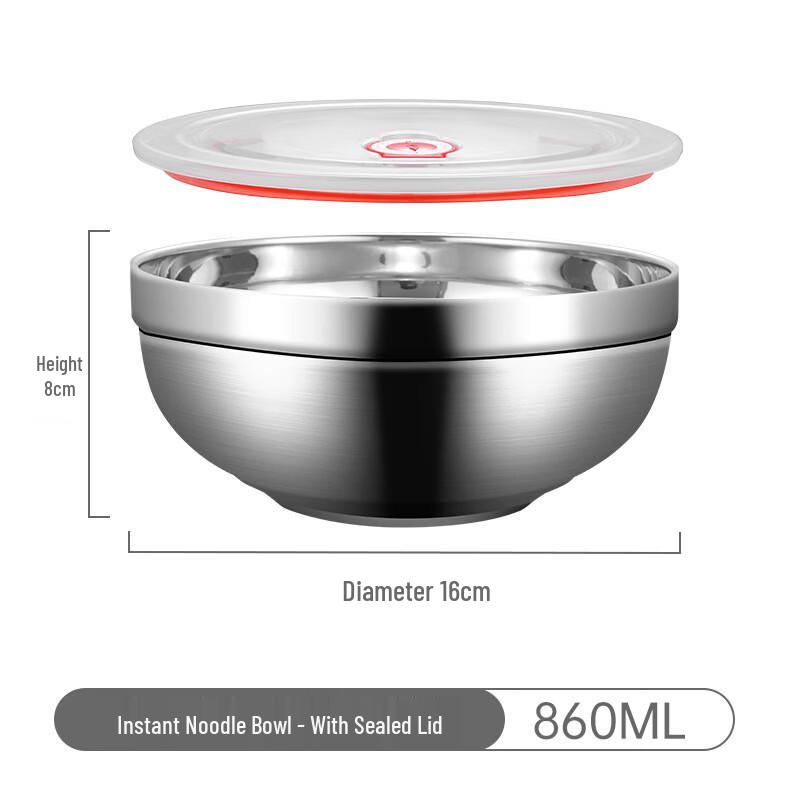 Qianxing 304 Stainless Steel Insulated Bowl