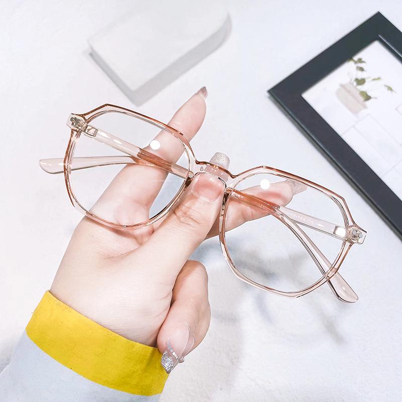 Unisex Minimalist TR90 Luxury Student Eyeglass Frame with Rivet Texture