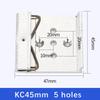 25MM 35MM 45MM Metal DIN Rail Fixed Clamp Clip Relay Mounting Buckle Simple Fixing Rack With Mounting Holes