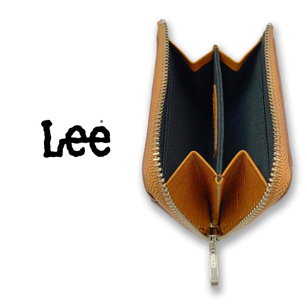 Lee Premium Italian Leather Pass Case with Coin Round Available in 8 Colors Purse, Zipper, Red, 0520236a,