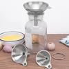 Entonnoir en acier inoxydable à large bouche, filtre, Gadgets, passoire, outils de cuisine, 3 pièces/ensemble