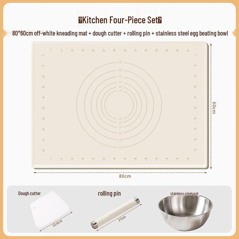 Food-Grade Silicone Kneading & Baking Mat