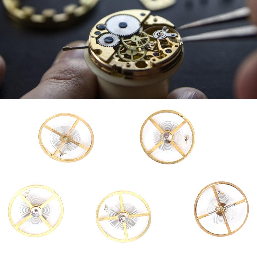 5Pcs Golden Watch Movement Parts Alloy Watch Accessories Watch Repair Parts Watch Repair