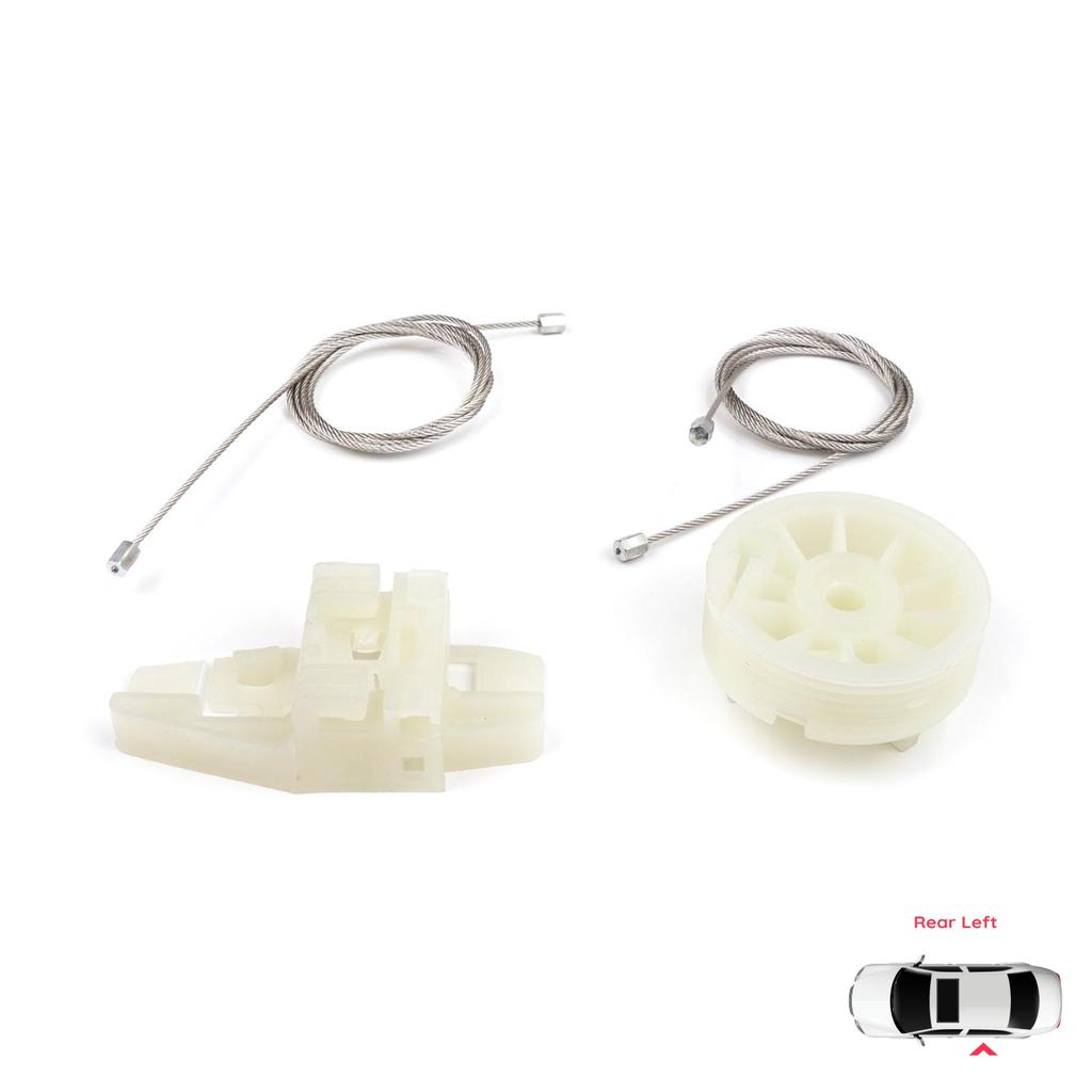 EWR499 Electric Window Regulator Repair Set Rear Left for Renault Scenic Grand Scenic MK2 JM0/1 2003-2009 4/5 Door 8200118856