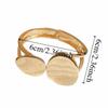 Vintage Exaggerated Punk Bangle Gold Color Geometric Bangle Trend Metal Bracelet  Steampunk Style