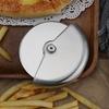 Stainless Steel Pizza Cutter Wheel Easy Cut Butter Spreader Rust-Resistant Rolling Slicer for Pies Pastries Flatbreads Essential Kitchen Baking Tool