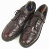 80er90er Vintage USA Kaufhaus Modell Long Wingtip American Brogue Burgunder Größe 10.5D 28.0(GEBRAUCHT)