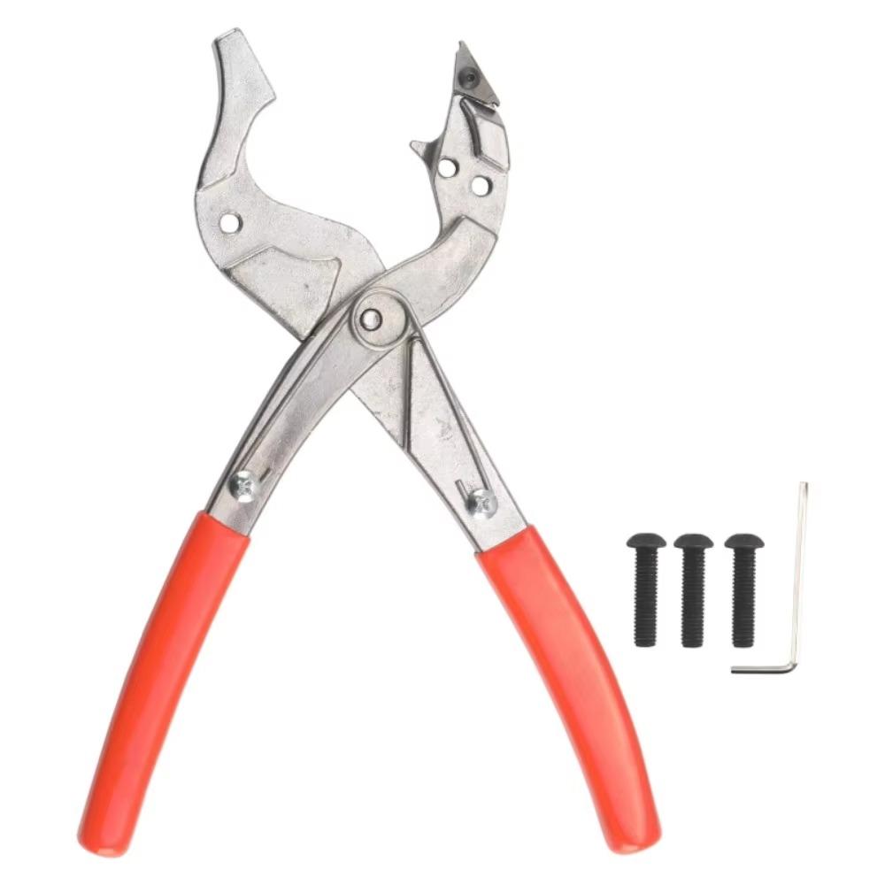 Anti-slip Car Door Lock Cylinder Pliers Durable Alloy Steel Car Lock Face Clamp Pliers 22.5 cm Red красный