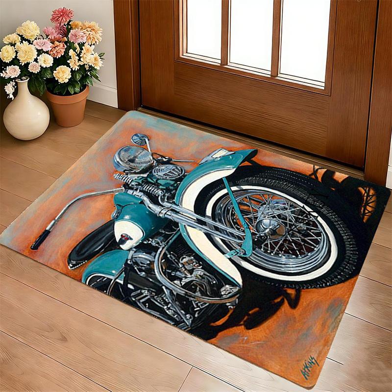 Vintage Ride Living Room Nonslip Area Rug Soft Carpet For Bedroom Game Playroom Sofa Office Home Decor Doormat Christmas Gift C9301638
