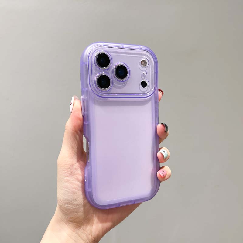 Transparent Silicone TPU Phone Case for IPhone 17 Air 16 15 14 13 12 Pro Max Soft Airbag Shock Bumper Funda
