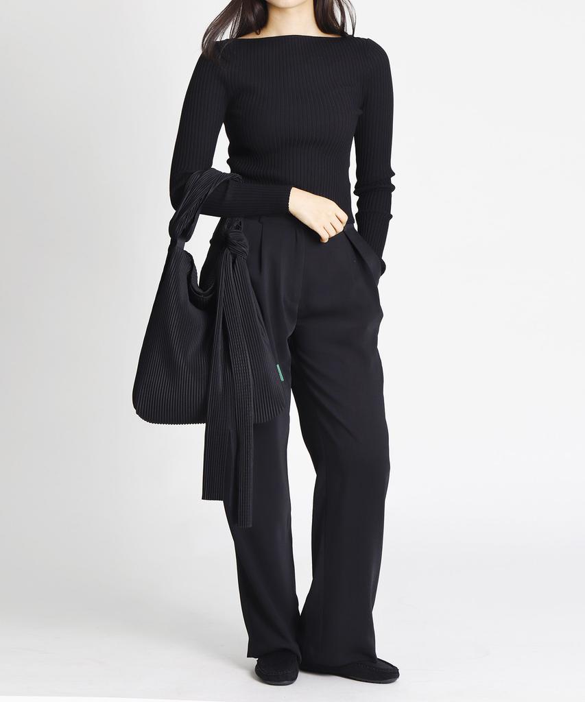 Green Stuff Knot Box Fit Shopper Bag 58 Pleated - Black