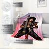 1pc Guitarist,Punk Rocker,ClowneTheme Digital Printed Flannel Blanket, Super Soft Plush Fleece Bed Cover, Multi-Function Four Seasons Hypoal