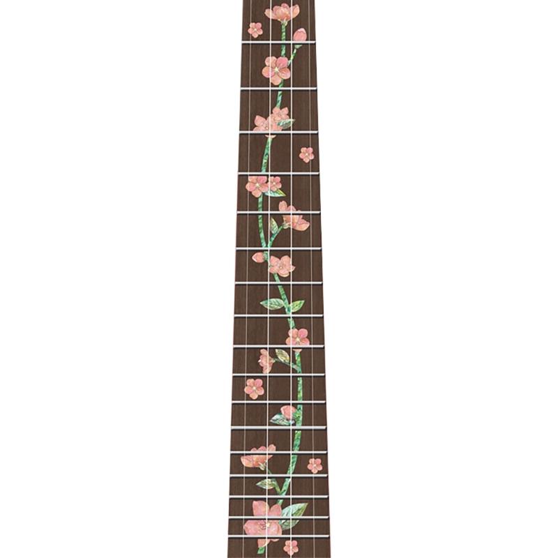 23-дюймовая наклейка на гриф укулеле, наклейка-инкрустация для гитары, тонкая наклейка-инкрустация, наклейки-маркеры для грифа для гитары, баса, укулеле