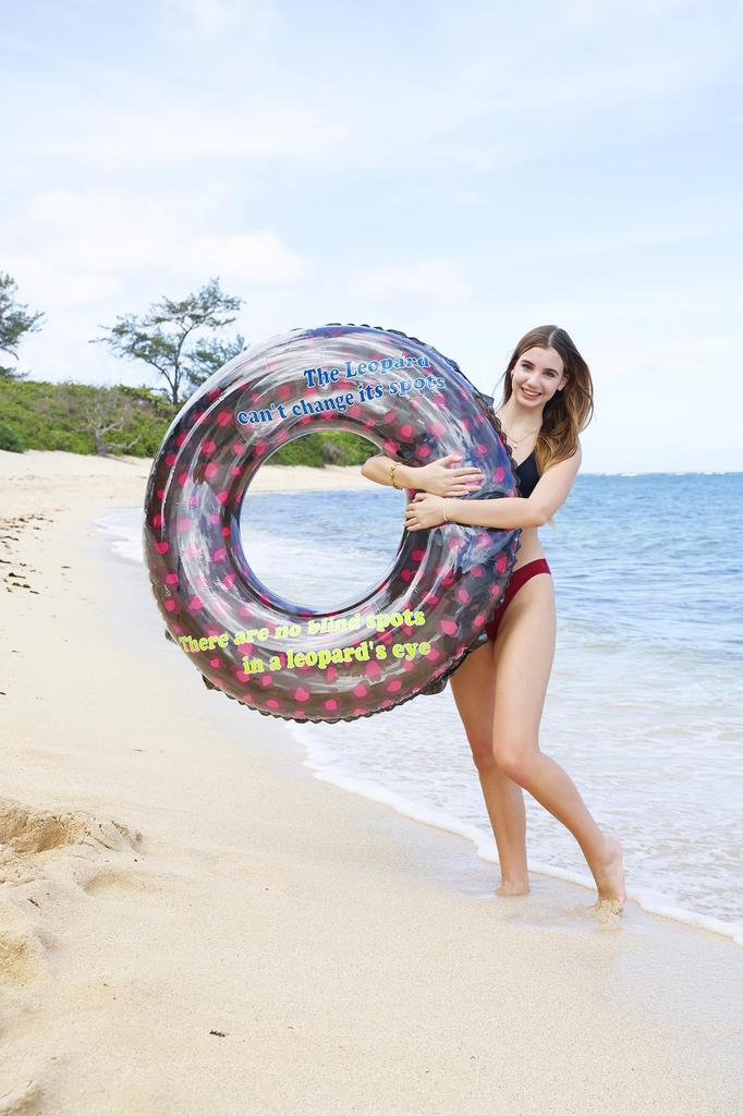 IGARASHI 120cm Pink Leopard Print Float with Rope (RLD-120P)