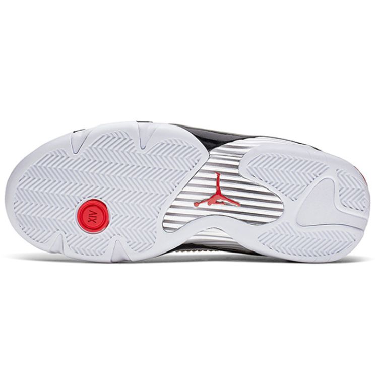 Supreme x Air Jordan 14 Retro Bianco Sneakers da Uomo Rosso Università Nero BV7630-106