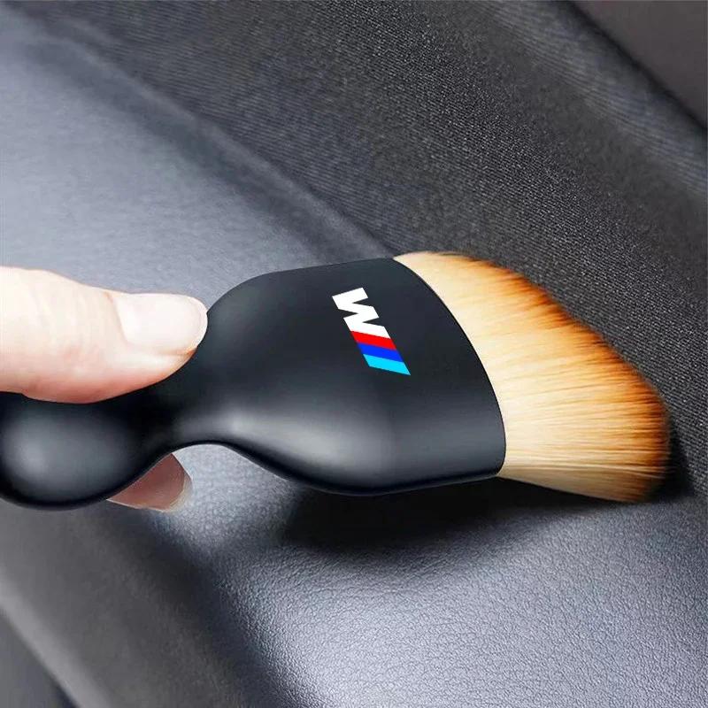 BAGO1 2026 Car Sticker Car Cleaning Brush Center Interior Clean Tool Wash Drying Towel For BMW M F10 F20 F30 E90 F80 F87 X1 X2 X3 X4 X