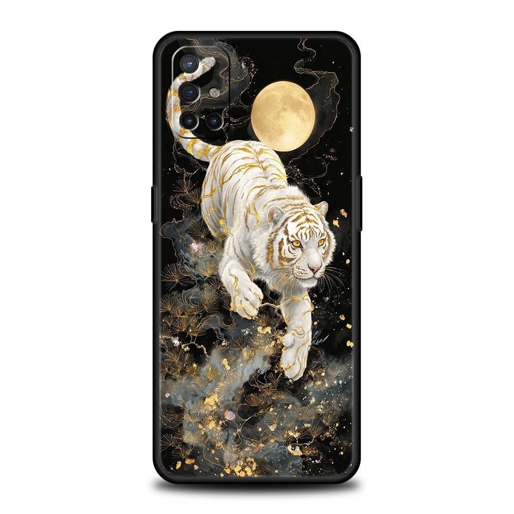 Animal White Tiger Phone Case For OnePlus 15 13 12 11 10 9 8 13T 10T 7T Pro 13R 12R 9RT 8T Nord 4 N200 2T CE 2 3 5G Lite Cover