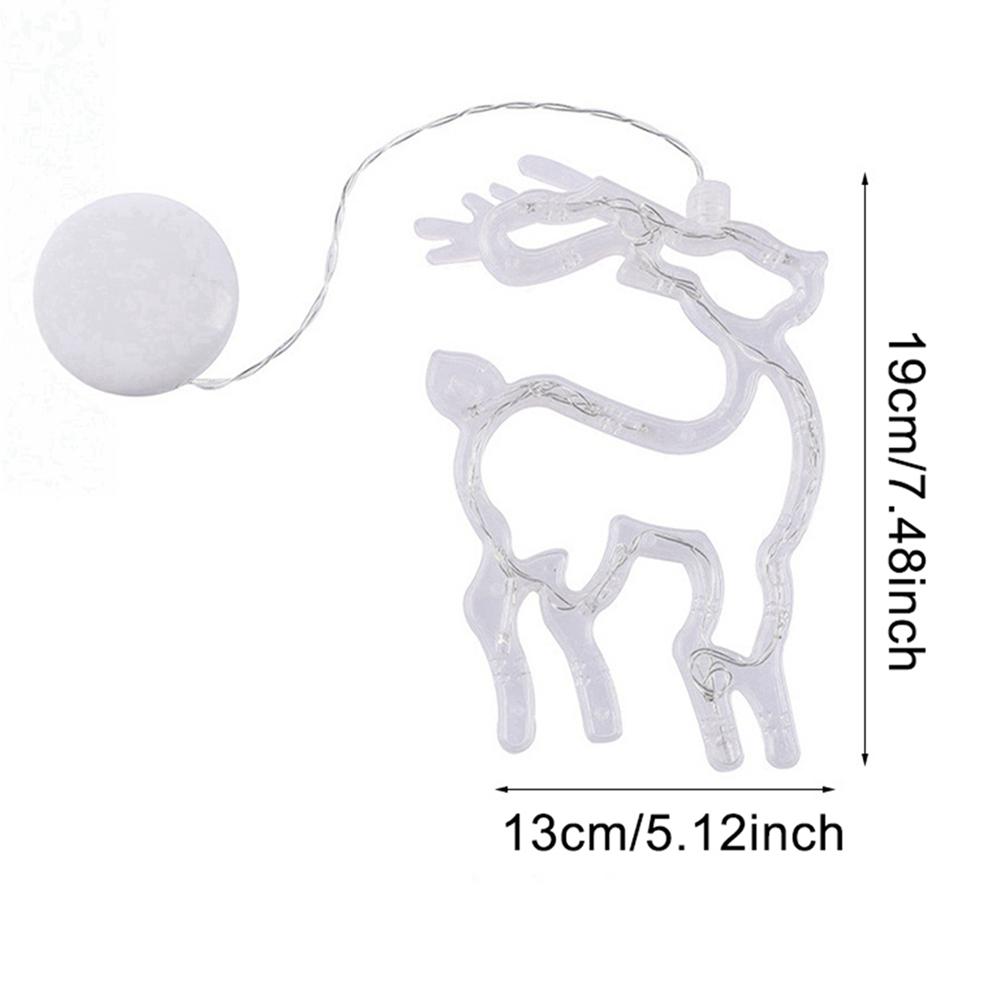 4pcs LED String Lights Room Party Festival Decorative Lights 3 AAA Batteries Powered