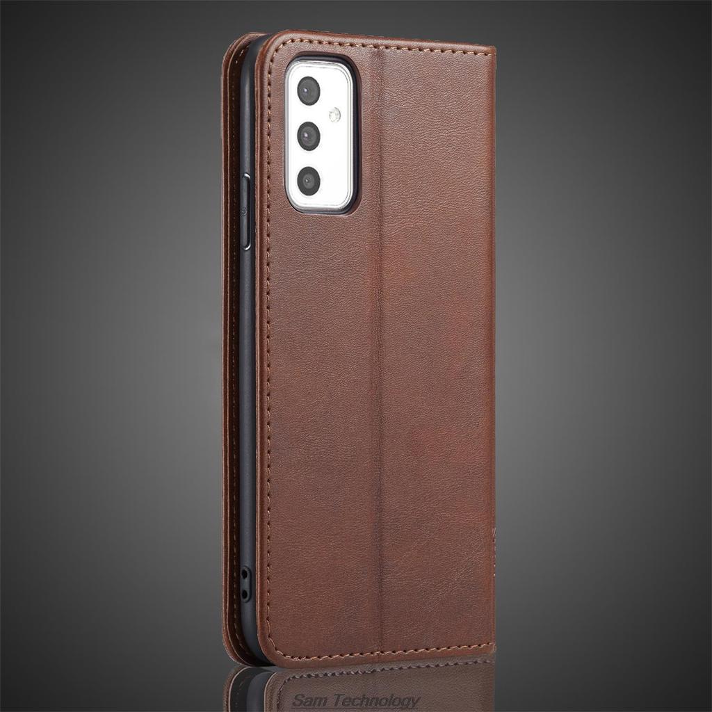 Magnetic Attraction Leather Case for Samsung Galaxy M52 Holster Flip Cover Case Wallet Phone Bags Fundas Coque