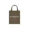 G Tote Letter Logo Abnehmbarer Schultergurt Waschbare Canvas-Tragetasche Einkaufstasche Handtasche Mini Damen-Tragetaschen Dunkel-Khaki BB50R9B1QY-313
