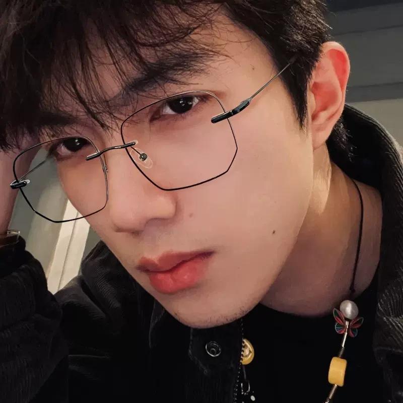 Новые модные безрамные очки для пресбиопии с большой металлической оправой в стиле ретро — фото 5