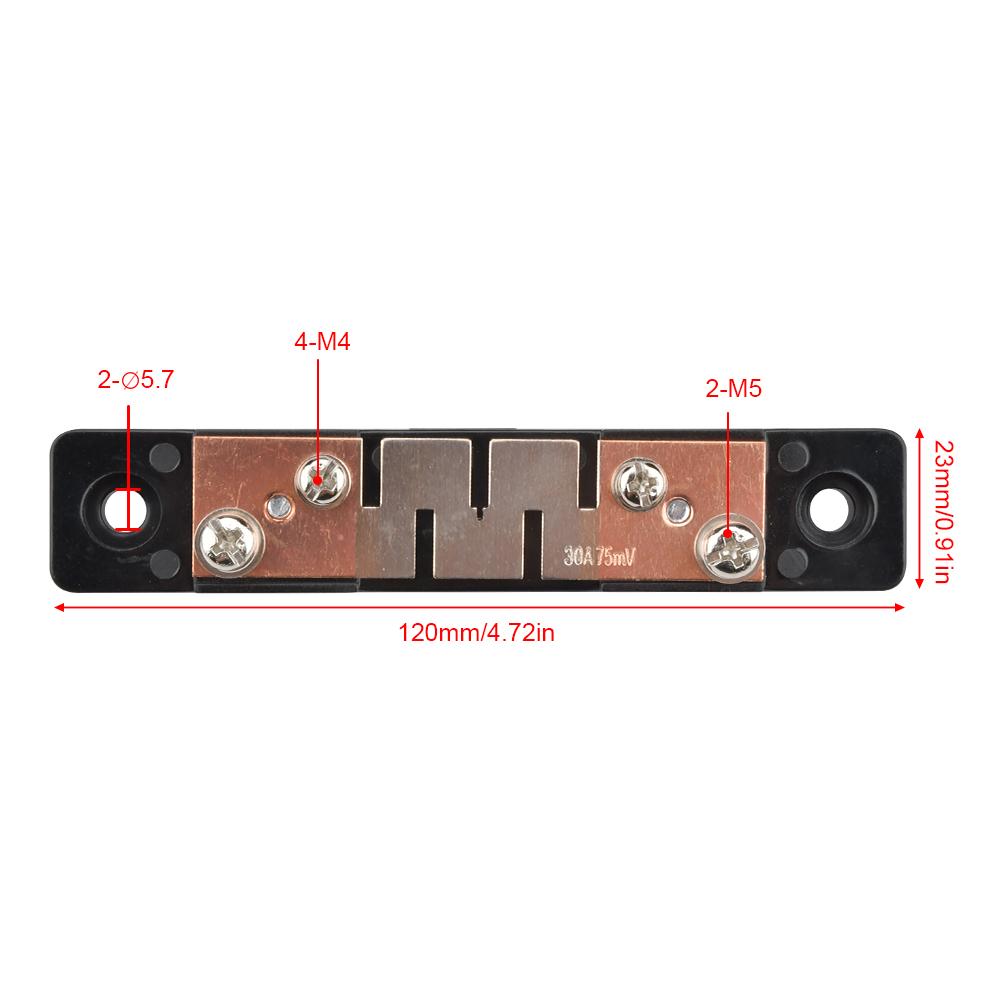 JF-01 External Shunt 10-50A 75mV Current Meter Shunt Resistor for Digital Voltmeter Ammeter Wattmeter Meter New Type Of Shunt