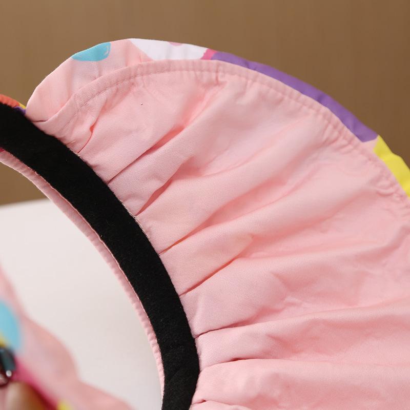 Summer Kids Sun Hats for Girls Boys Cartoon Children Visor Cap Beach Travel Big Brim Child Panama Hats 2-14Y